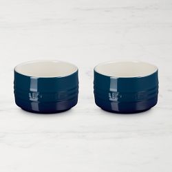 Le Creuset Stoneware Round Straight Wall Ramekin, Set of 2, Agave