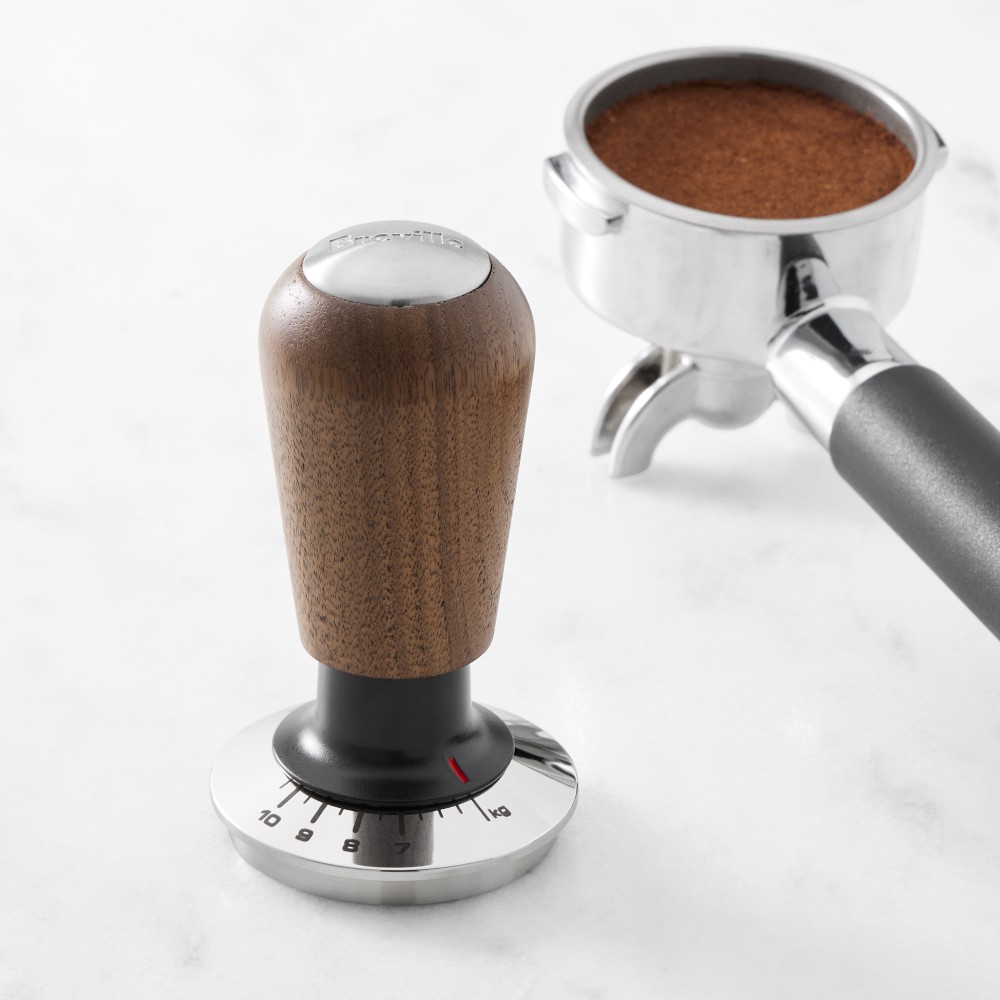 Breville Craft Collection™ Walnut Force Gauge Tamper™ Espresso Tamper - 54mm