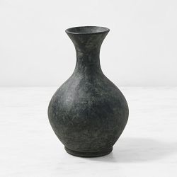 OPEN BOX:Williams Sonoma Home x Josh Young Brigitte Vase, 9", Patina
