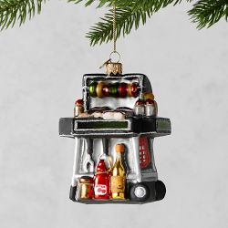 BBQ Party Ornament, BBQ Grill