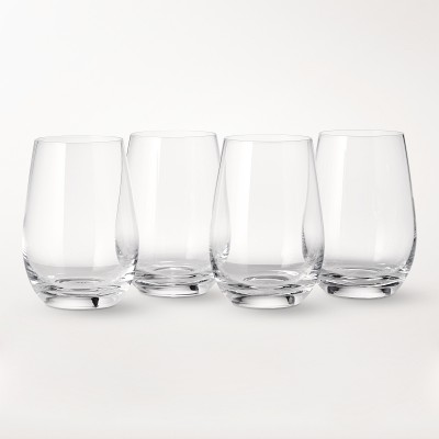 Stemless White Wine Glasses