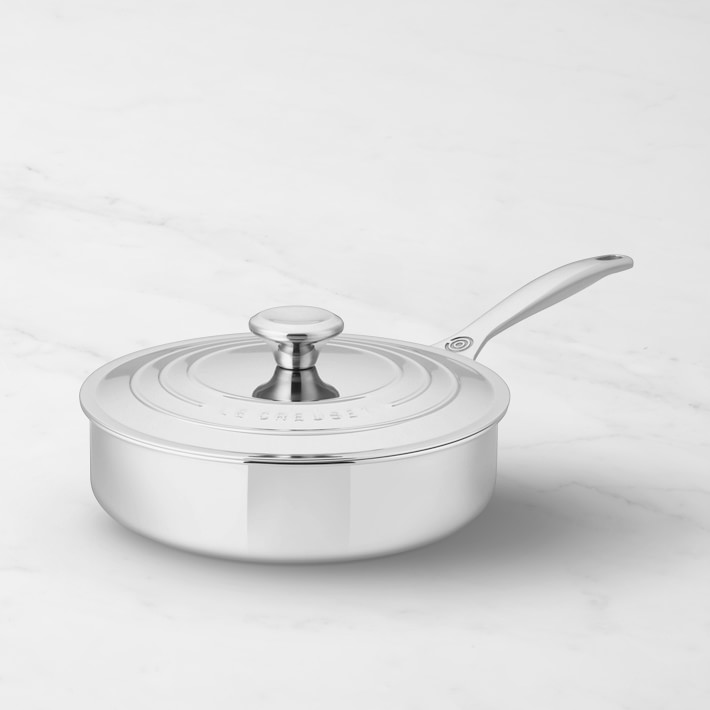 Le Creuset Stainless-Steel Sauté Pan | Williams Sonoma