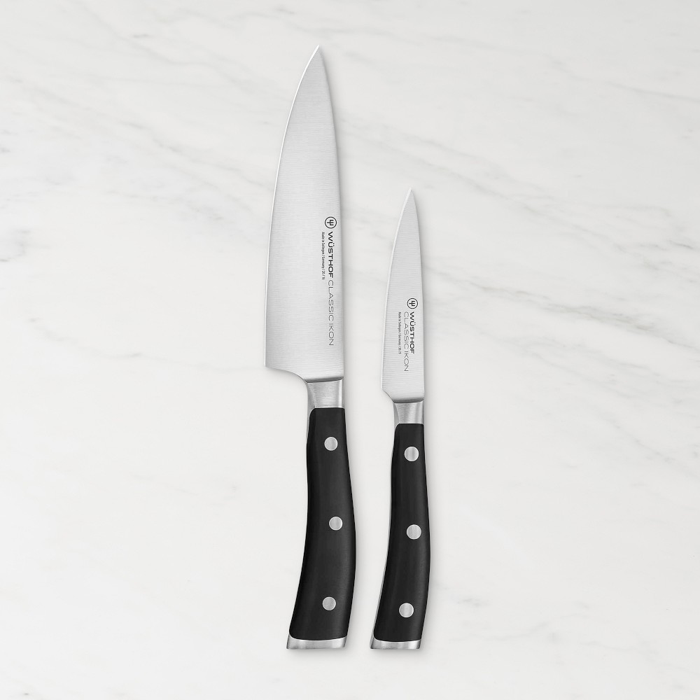 Wüsthof Classic Ikon Prep Knives Set of 2 | Williams Sonoma