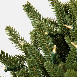 Balsam Hill Balsam Fir Pre-Lit Faux Wreath &amp; Garland