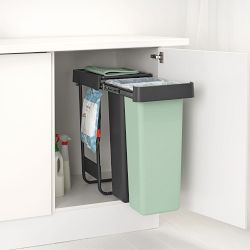 Brabantia Sort &amp; Go In-Cabinet Bin, 2 x 30L