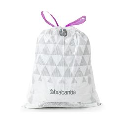 Brabantia PerfectFit Trash Bags, Code C, 2.6-3.2 Gallon (10-12L), 200-Count