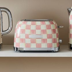 MacKenzie-Childs Rosy Check 2-Slice Toaster
