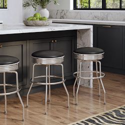 Upholstered Diner Stool