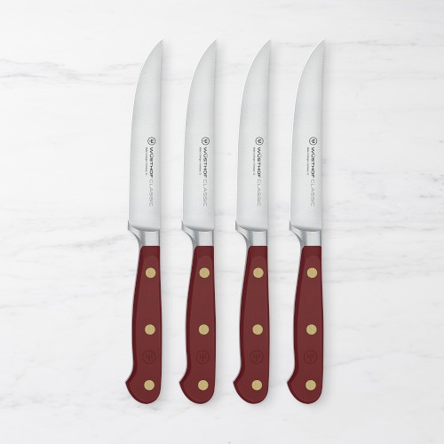 Wusthof Classic Steak Knives, Set of 4, Sumac
