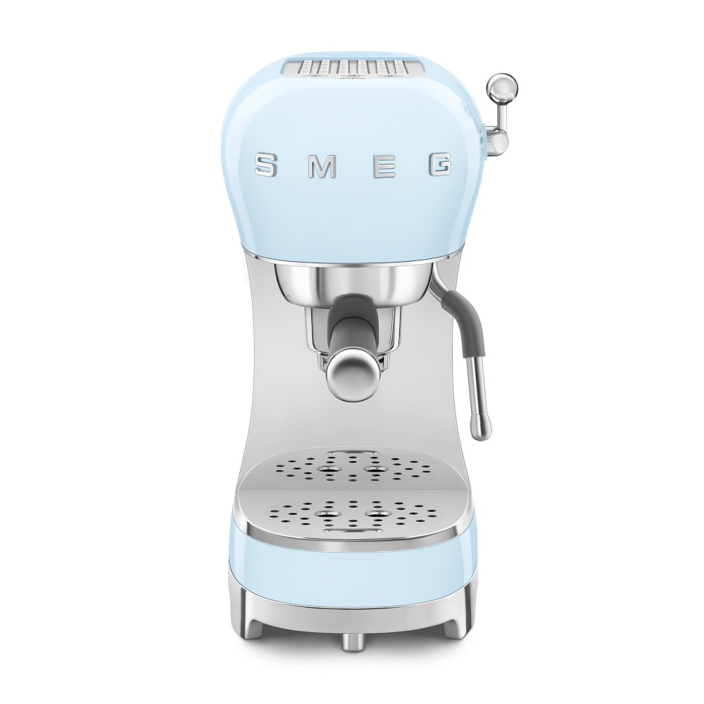 SMEG 50's Style Retro Manual Espresso Machine - Pastel Blue
