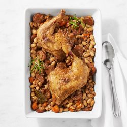 Chicken Cassoulet, Serves 4