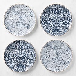 Morris &amp; Co. x Williams Sonoma Bluebell Salad Plates, Set of 4