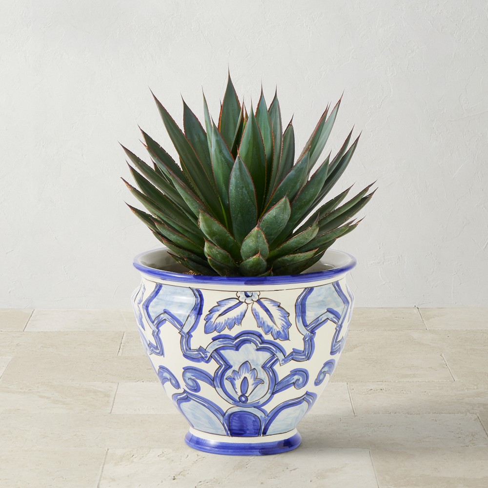 Italian Hand-Painted Capri Planter