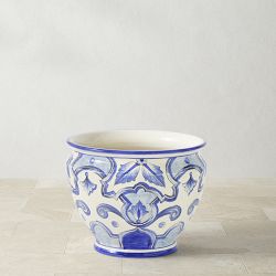 Italian Hand-Painted Capri Planter