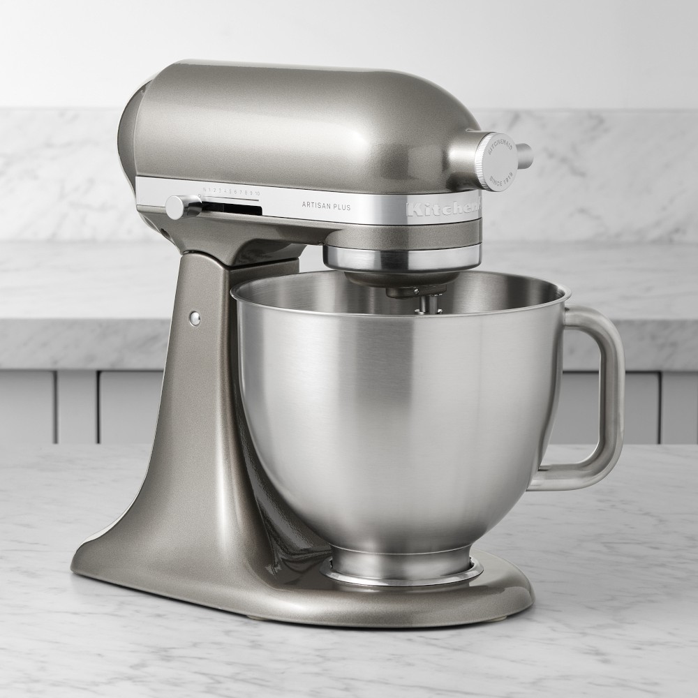 KitchenAid Artisan シルバー ミキサー KitchenAid Artisan Contour Silver 5-Quart Tilt-head Stand Mixer in