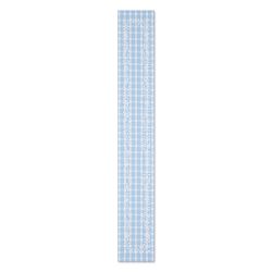 Embroidered Gingham Table Runner