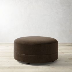 Capri Round Coffee Table Ottoman (36")