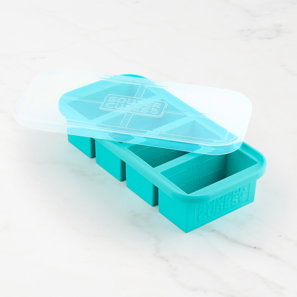 Souper Cubes Freezer Tray with Lid - 1 Cup