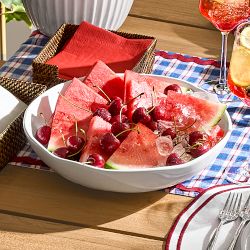 American Flag Serving Bowl