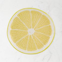 Bordallo Pinheiro Lemon Dessert Plates, Set of 4