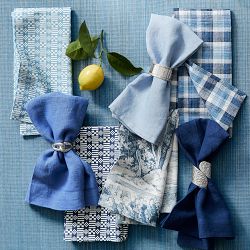 Silver Knot Napkin Rings, Set of 4