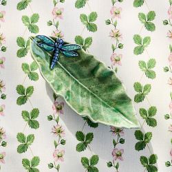 Bordallo Pinheiro Small Plates, Set of 4, Dragonflies