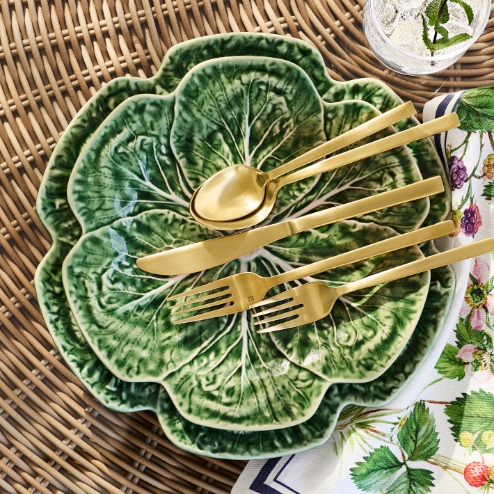 Fortessa Arezzo Brushed Silverware Sets | Williams Sonoma