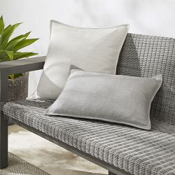 Larnaca Outdoor Slate Grey Metal x All-Weather Weave Sofa (69"-96")