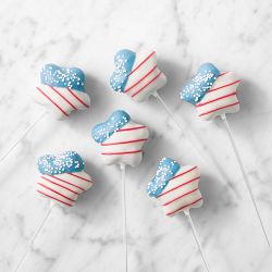 4th of July Cake Pops, Set of 6