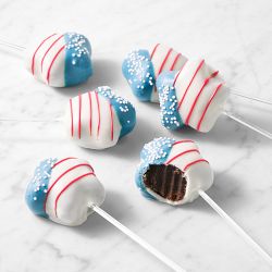 4th of July Cake Pops, Set of 6