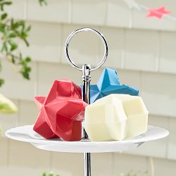 4th of July Chocolate Breakable Stars, Set of 2