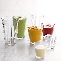 Duralex Picardie Glass Tumblers, 3-oz, Set of 6