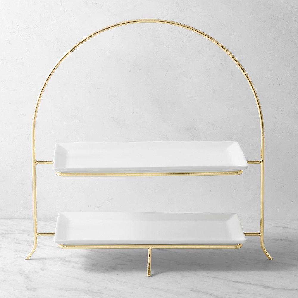 Buffet 2-Tiered Platter Stand