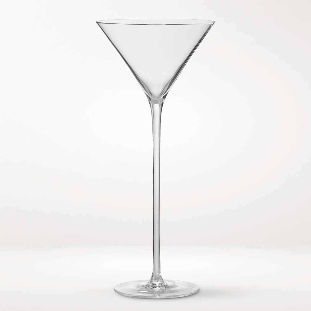 Elevé Estate Long Stem Craft Martini Glasses | Williams Sonoma