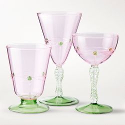 Famille Rose Coupe Glasses