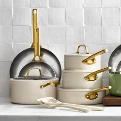 GreenPan™ Reserve Pro Stainless-Steel Color Series 10-Piece Cookware Set