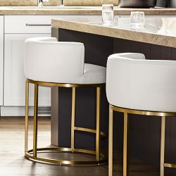 Verona Upholstered Swivel Counter &amp; Bar Stool