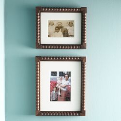 Sheila Bridges x Williams Sonoma Home Turned Walnut Picture Frames