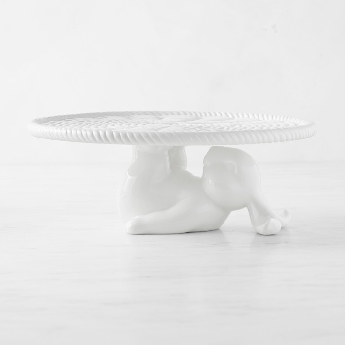 Sculptural Bunny Cake Stand | Williams Sonoma