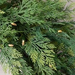 Balsam Hill Cedar Woods Pre-Lit Faux Wreath &amp; Garland