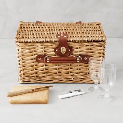 Classic Wine &amp; Cheese Picnic Basket