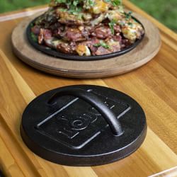 Lodge Seasoned Cast Iron Burger Press, 6 1/4"