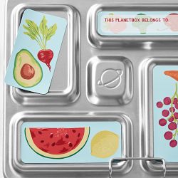 Williams Sonoma PlanetBox Rover Fruits and Veggies Lunchbox Set