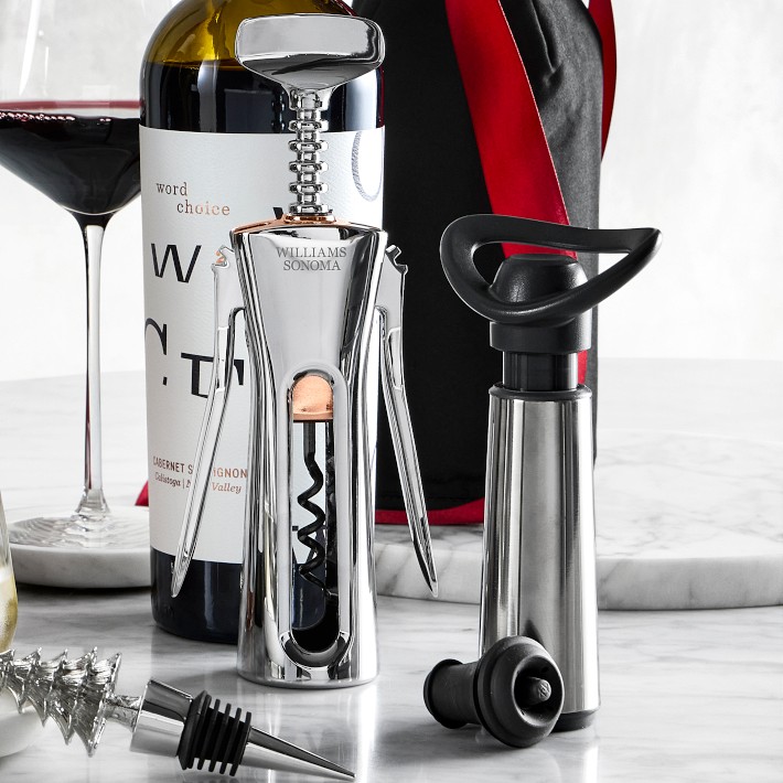 Vacu Vin Wine Saver vacuüm pomp met wijnstopper set van 3 • Zwart • de