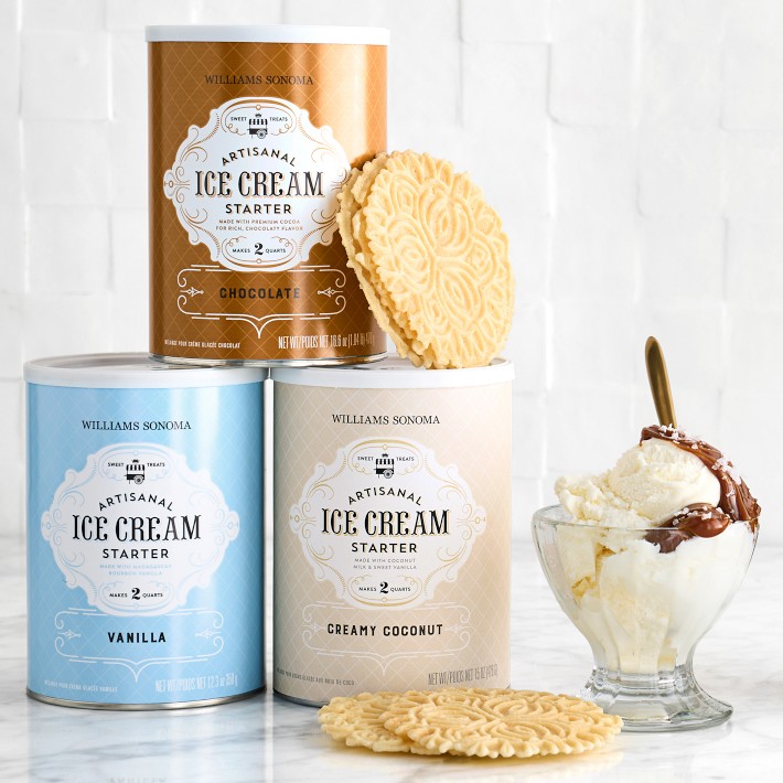 Williams Sonoma Ice Cream Starter - Chocolate | Homemade Ice Cream