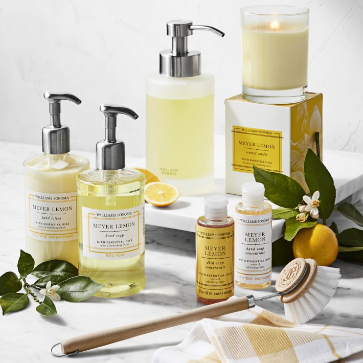 Williams Sonoma Meyer Lemon Hand Soap & Lotion - Deluxe 5-Piece