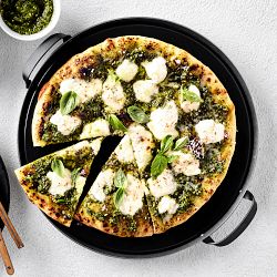 Williams Sonoma Stainless-Steel Outdoor Pizza Pan &amp; Stone