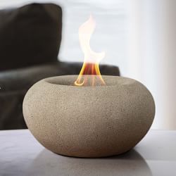 TerraFlame Stone Tabletop Fire Bowl (11")