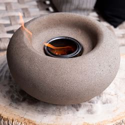 TerraFlame Stone Tabletop Fire Bowl (11")