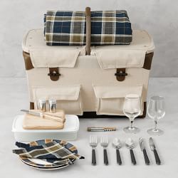 Pioneer Canvas Picnic Basket